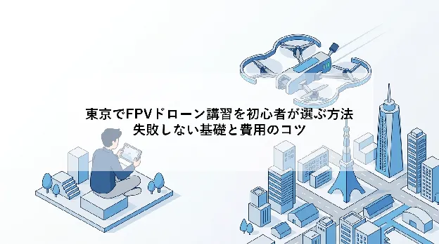 東京でFPVドローン講習を初心者が選ぶ方法|失敗しない基礎と費用のコツ